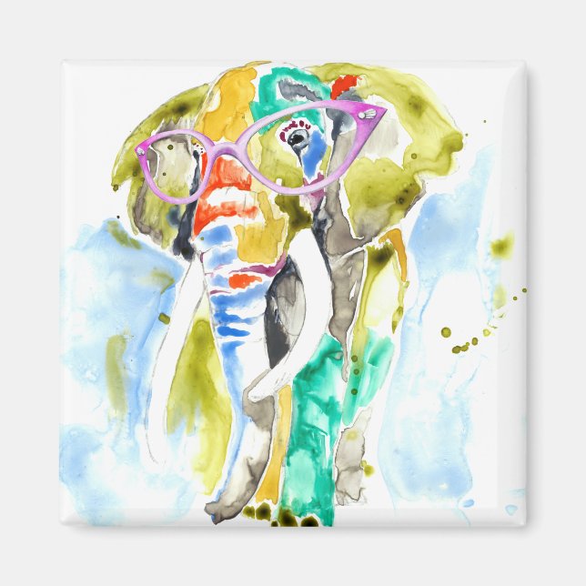 Aimant Eléphant à pantalon intelligent (Devant)