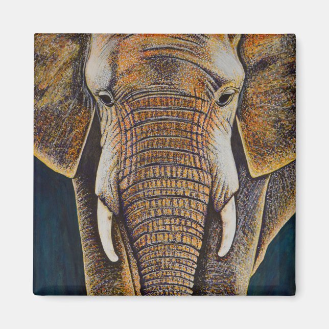 Aimant Eléphant africain (Devant)