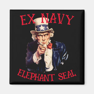 Aimant Éléphant de mer ex-marine