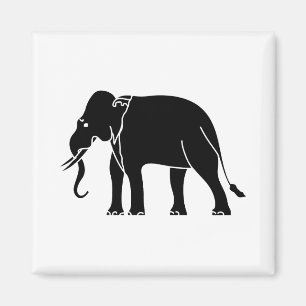 Aimant Éléphant de Siamese
