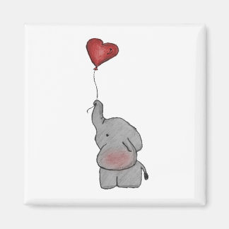 Aimant Eléphant mignon