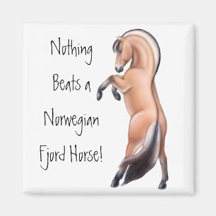 Aimant Élevage du Pin norvégien de cheval de fjord