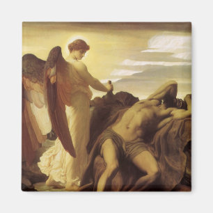 Aimant Elijah en nature par Lord Frederic Leighton