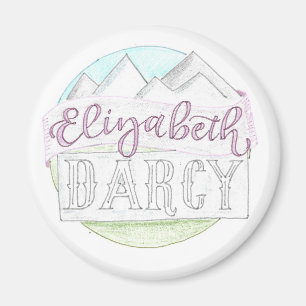 Aimant Elizabeth + Darcy