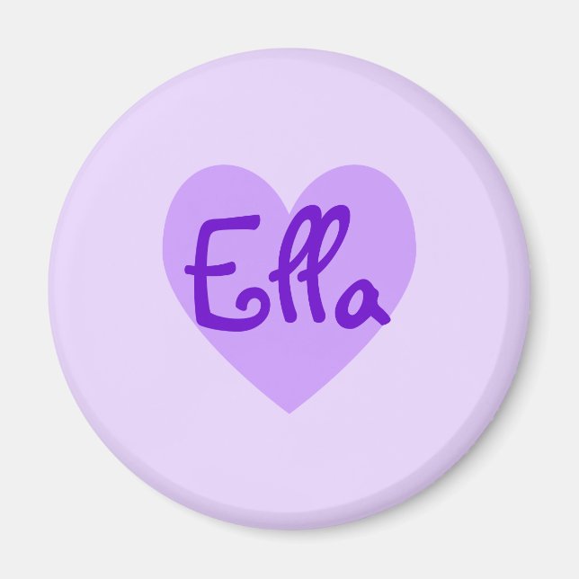 Aimant Ella en violet (Devant)