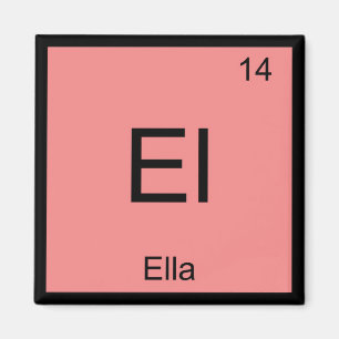Aimant Ella Nom Chimie Élément Tableau périodique