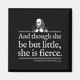 Aimant Elle est une chemise de citation de Shakespeare fé