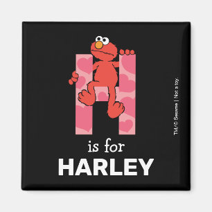 Aimant Elmo Alphabet Coeurs H