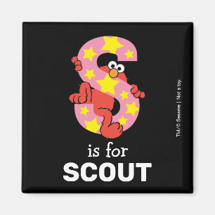 Aimant Elmo Alphabet Étoile S