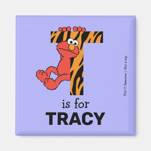Aimant Elmo Alphabet T Tiger