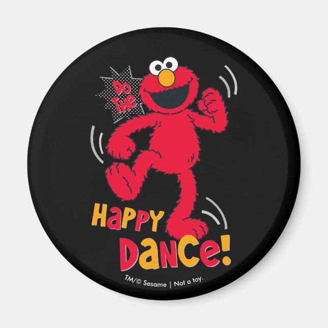Aimant Elmo | Faire la joyeuse danse (Devant)