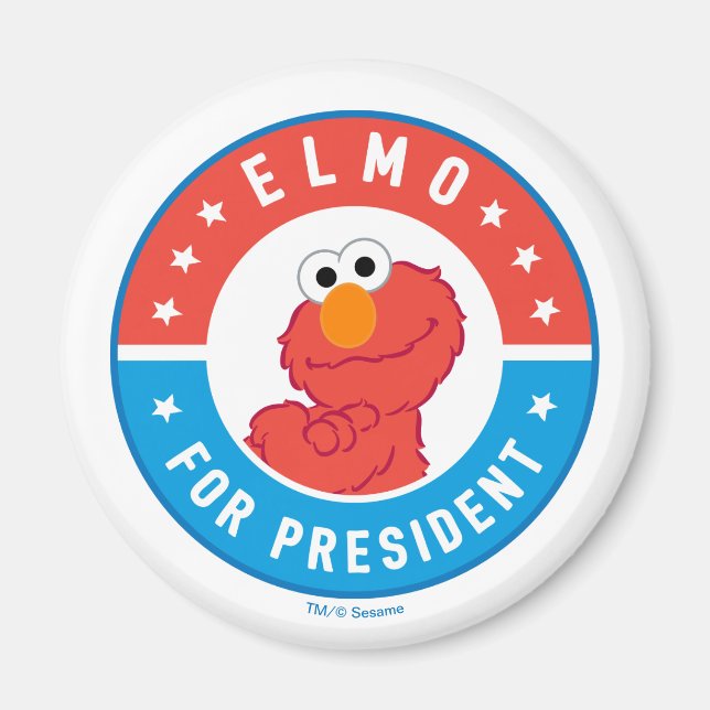Aimant Elmo pour Président Badge (Devant)