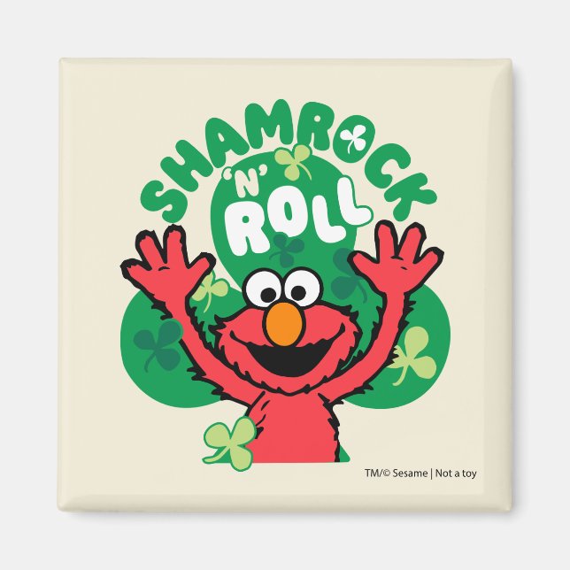 Aimant Elmo | Rouleau "N" shamrock (Devant)