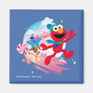 Aimant Elmo, Tango & Cookie Monster Best Christmas Ever