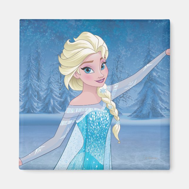 Aimant Elsa | Magie hivernale (Devant)