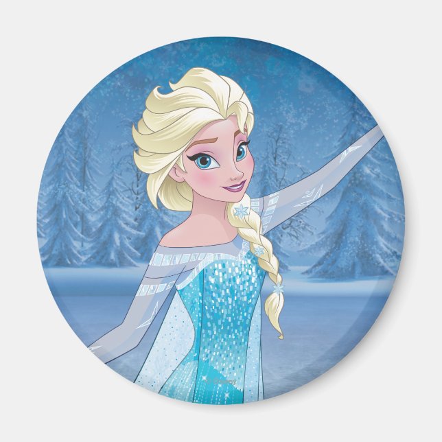 Aimant Elsa | Magie hivernale (Devant)