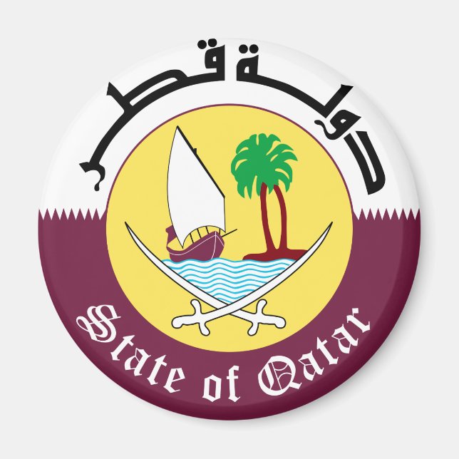 Aimant Emblem_of_Qatar (Devant)