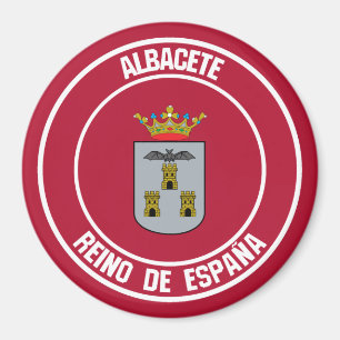 Aimant Emblème Albacete Round