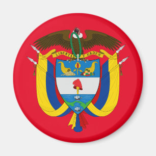 Aimant emblème de la colombie