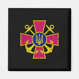 Aimant Emblème de la marine ukrainienne Ukraine Marine Fo