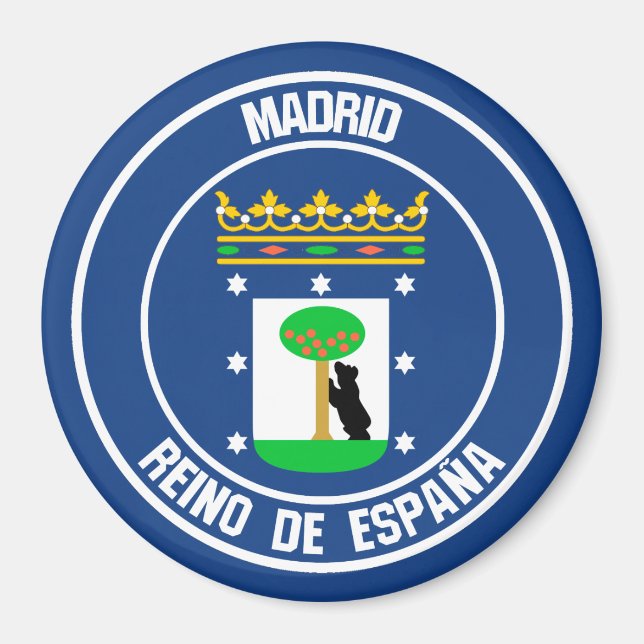 Aimant Emblème de Madrid (Devant)