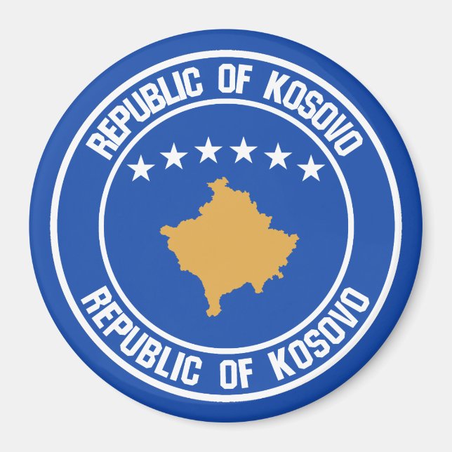 Aimant Emblème du cycle du Kosovo (Devant)