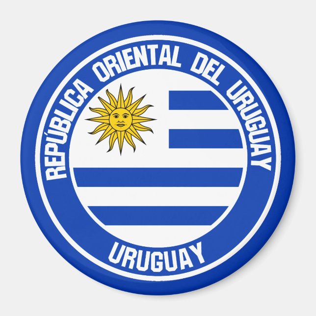 Aimant Emblème du Cycle d'Uruguay (Devant)