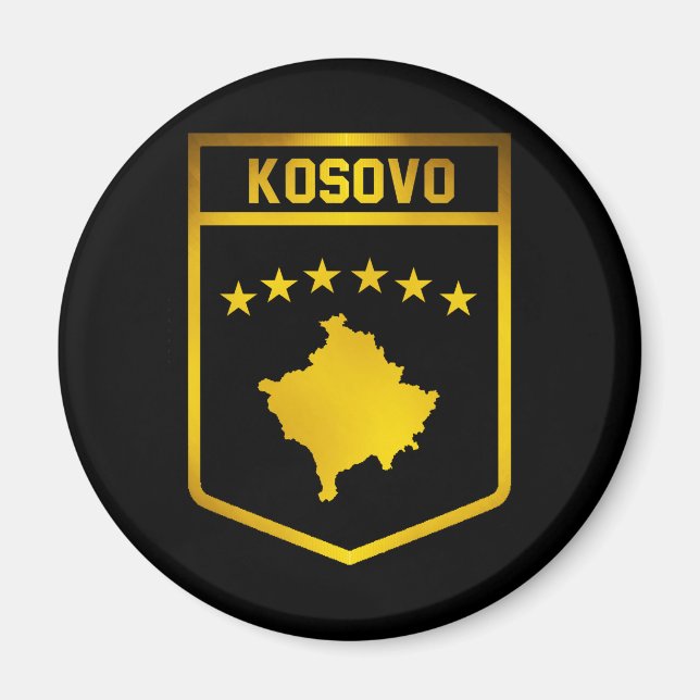 Aimant Emblème du Kosovo (Devant)