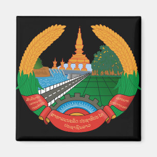 Aimant emblème du laos