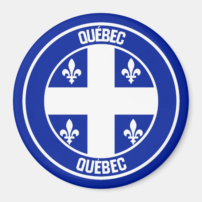 Aimant Emblème du Québec (Devant)