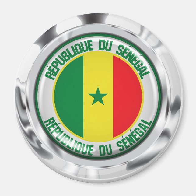 Aimant Emblème du Sénégal (Devant)