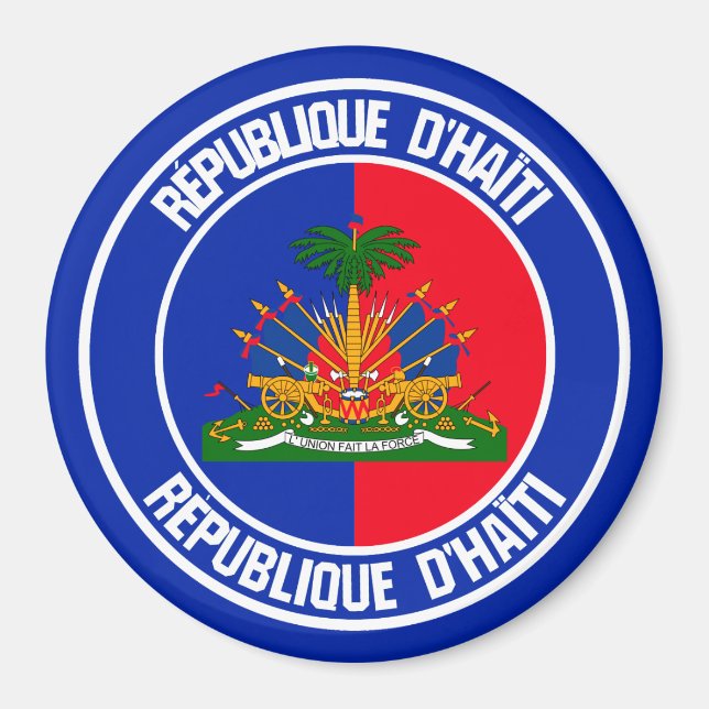 Aimant Emblème du tour d'Haïti (Devant)