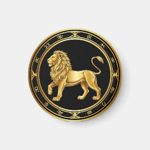 Aimant Emblème du zodiaque Lion