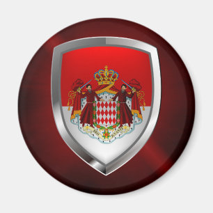 Aimant Emblème métallique de Monaco