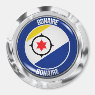 Aimant Emblème rond de Bonaire