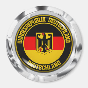 Aimant Emblème rond de l'Allemagne