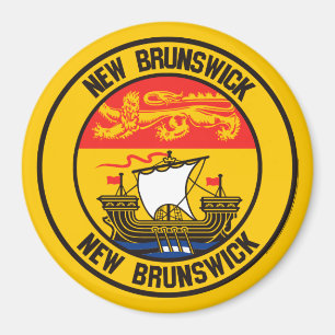 Aimant Emblème rond du Nouveau-Brunswick