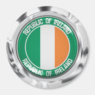 Aimant Emblème rond irlandais