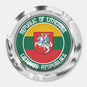 Aimant Emblème rond lituanien