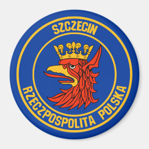 Aimant Emblème rond Szczecin