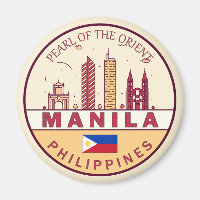 Emblème Skyline de Manille Philippines City