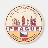 Emblème Skyline de Prague République tchèque