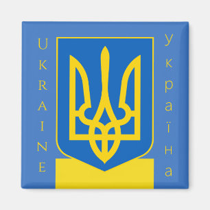 aimant emblème ukrainien