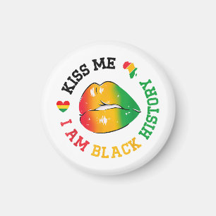 Aimant Embrasse-moi Je Suis Noir Histoire Mois Africain A
