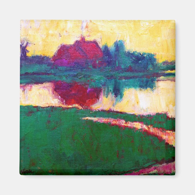 Aimant Emil Nolde Paysage avec Ferme (Devant)