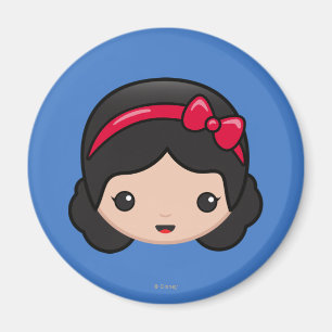 Aimant Emoji blanc de neige