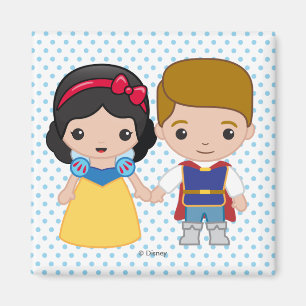 Aimant Emoji blanc et prince charmant