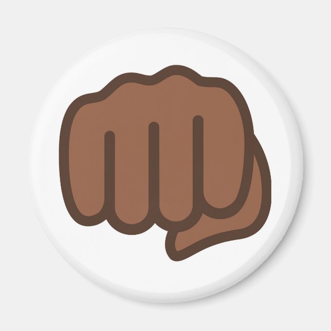 Aimant Emoji, premier coup de poing cool (Devant)