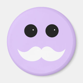 Aimant Emoticon mauve