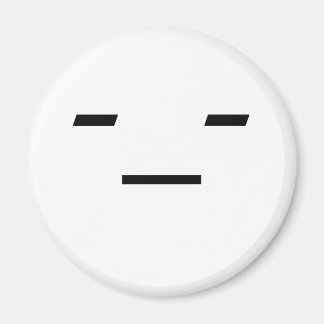 Aimant Émoticon : pas amusé